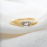 0.31ct Rey Hexagon Diamond Engagement Ring