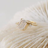 Venus Emerald Cut Moissanite Engagement Ring