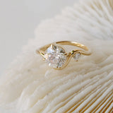 Venus Round Moissanite Engagement Ring