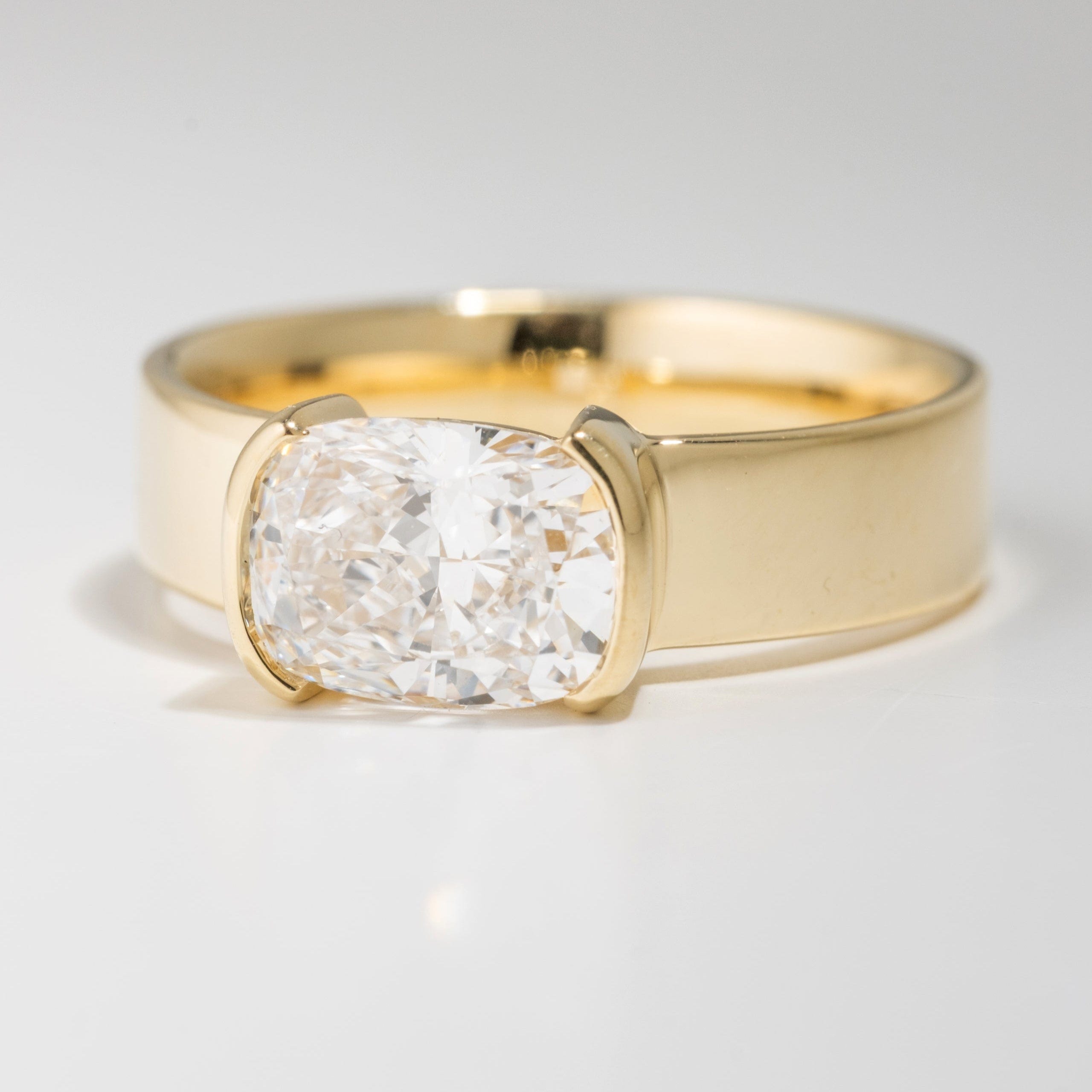 1.85ct Rey Cushion Lab Grown Diamond Engagement Ring