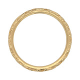3mm Leafy Wedding Band
