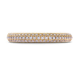 Micro Pavé Diamond Wedding Band