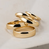 6mm Classic Domed Wedding Band