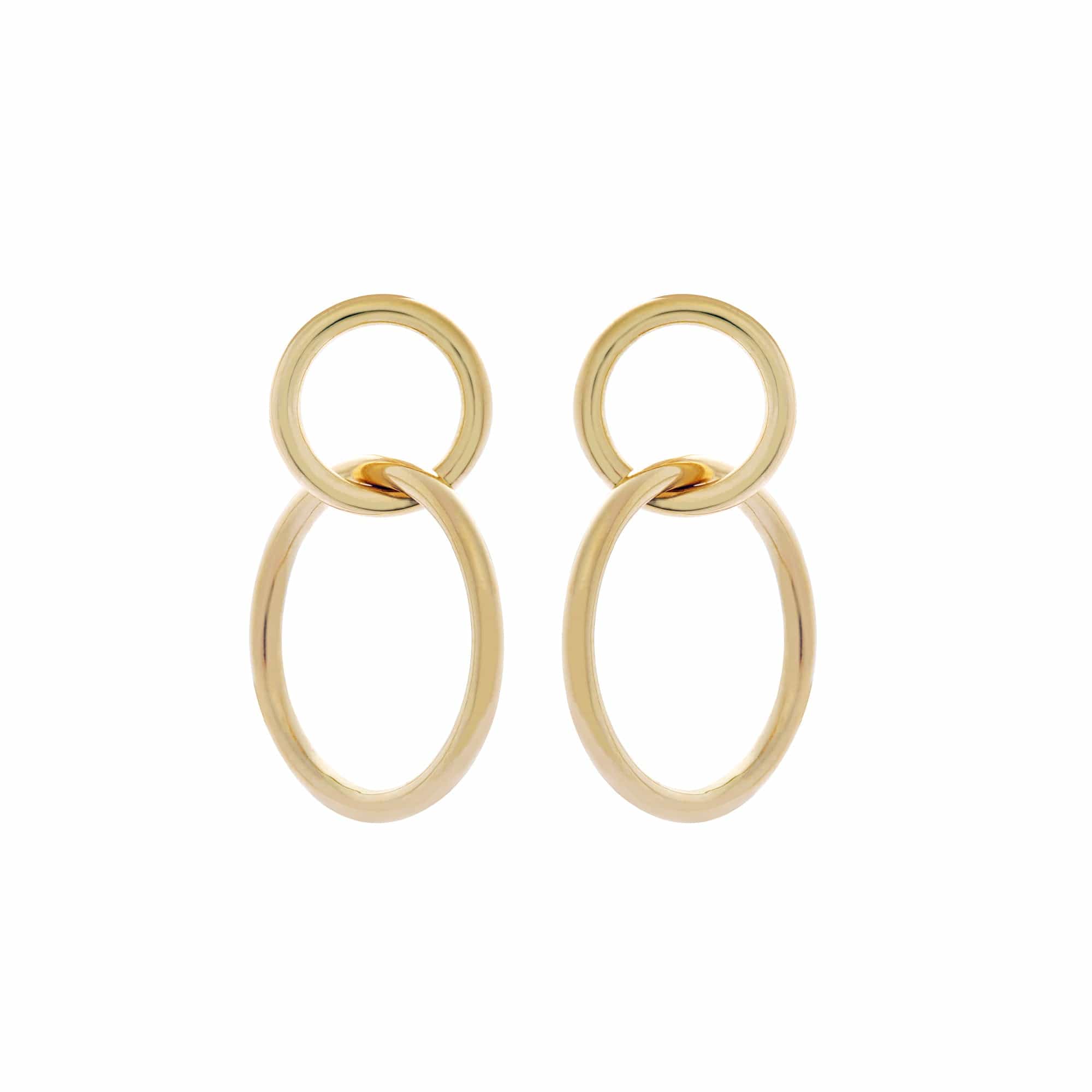 Small Double Hoops