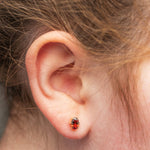 Garnet Stud Earrings