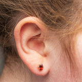 Garnet Stud Earrings