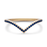 Pavé Sapphire Nova Band (Size 6.75) - Last one!
