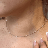 Pearl Station Necklace