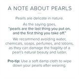 Ready to Ship - White Space Double Akoya Duo Earrings