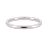 2mm Classic Domed Wedding Band