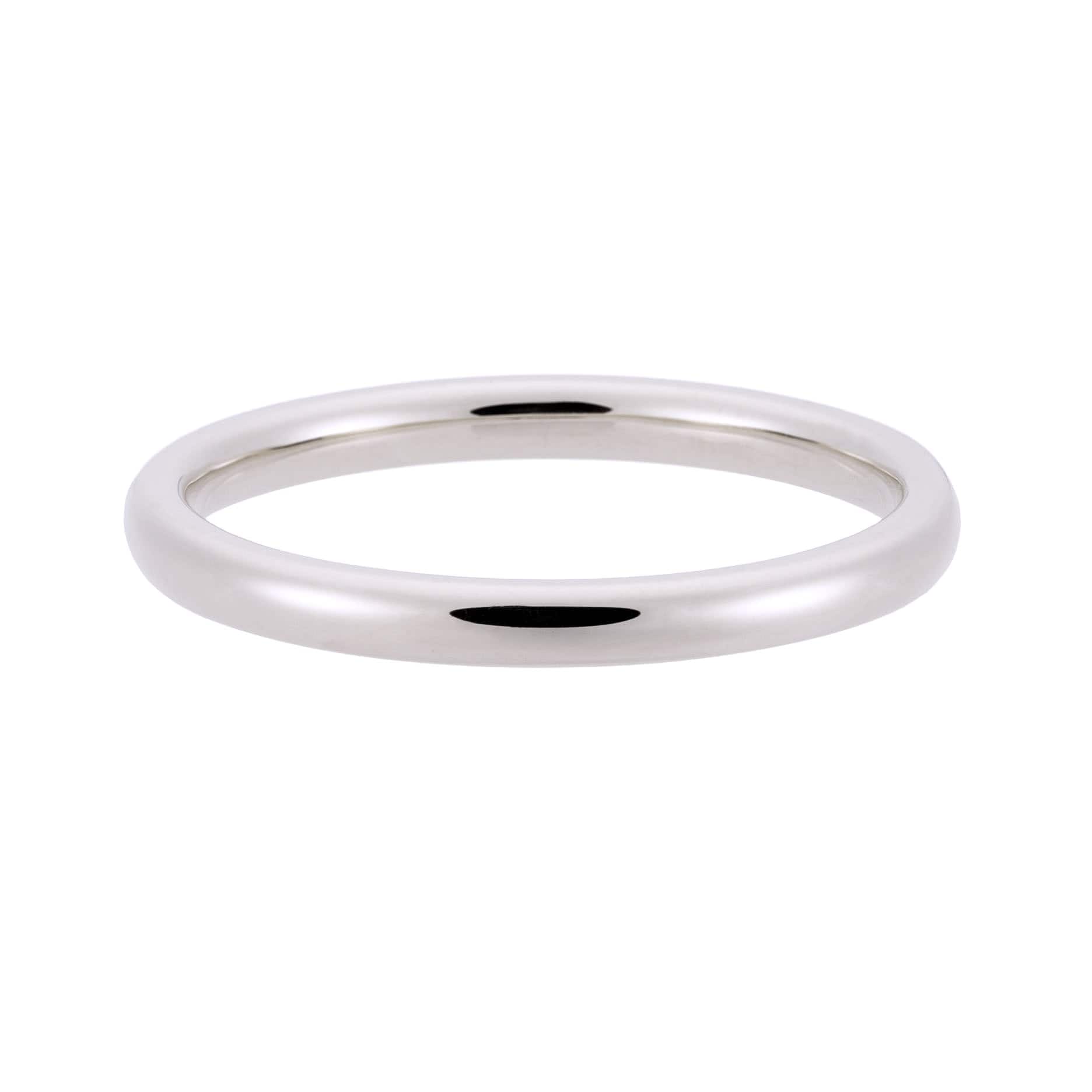2mm Classic Domed Wedding Band