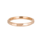Ready to Ship - 2mm Geo Wedding Band (14k Rose Gold, Size 5)