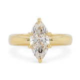 1.74ct Eva Tapered Shank Marquise Lab Grown Diamond Engagement Ring