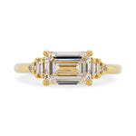 2.05ct Clara Emerald Cut Lab Grown Diamond Engagement Ring