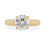 2.08ct Eva Tapered Shank Round Lab Grown Diamond Engagement Ring