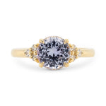 2.12ct Bella Light Blue Sapphire & Diamond Engagement Ring