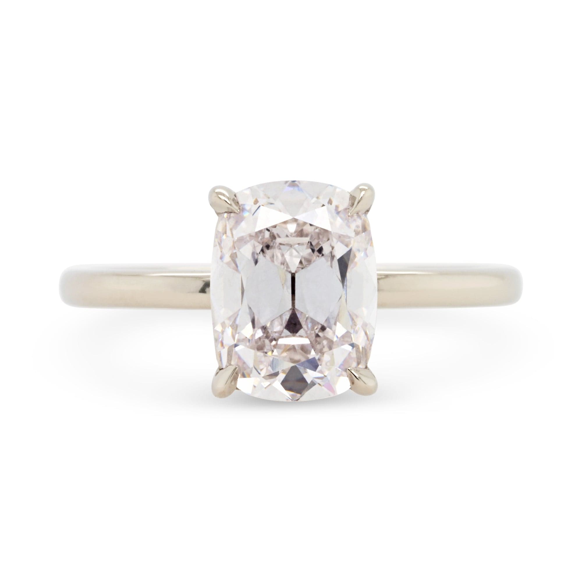 2.21ct Vera Cushion Lab Grown Diamond Engagement Ring
