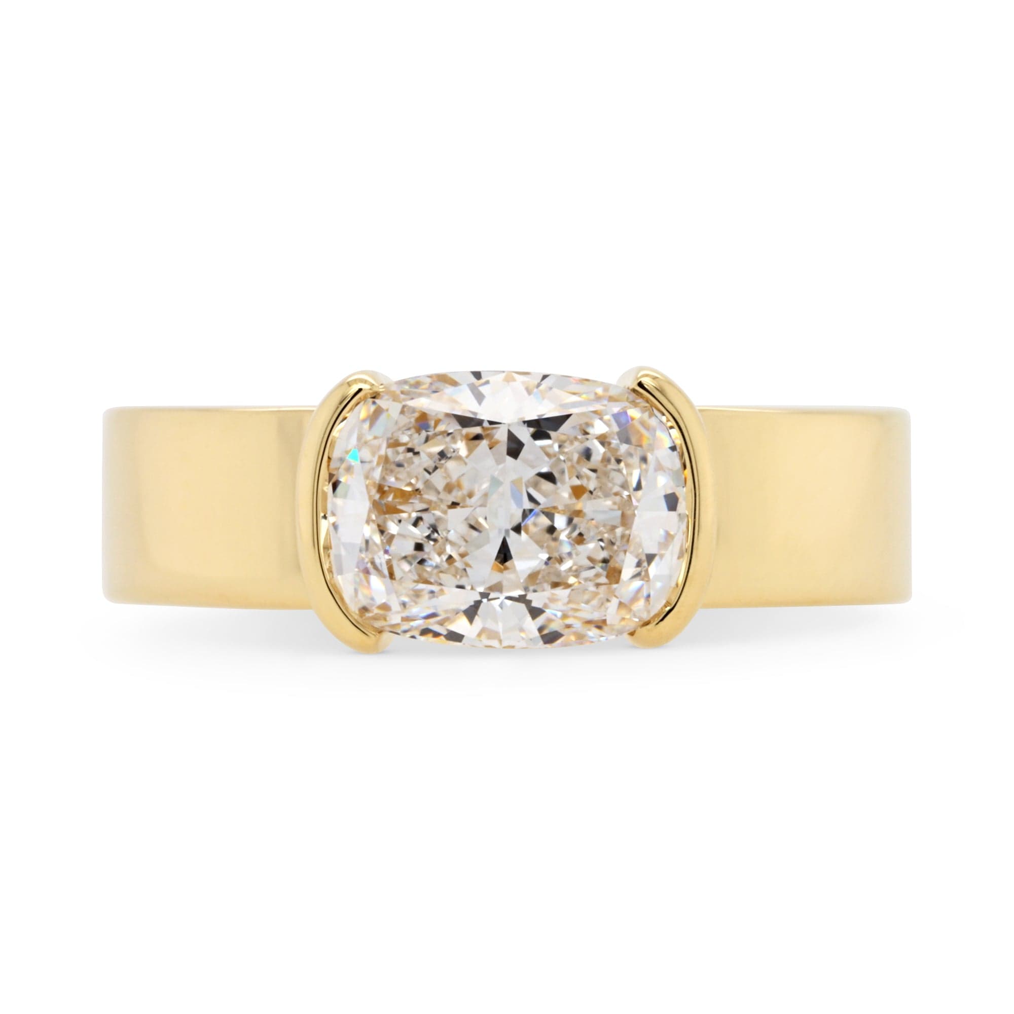 1.85ct Rey Cushion Lab Grown Diamond Engagement Ring