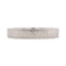 4mm white gold wedding band with carved woodgrain texture
