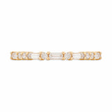 Baguette Straight Diamond Wedding Band