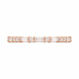 Baguette Straight Diamond Wedding Band