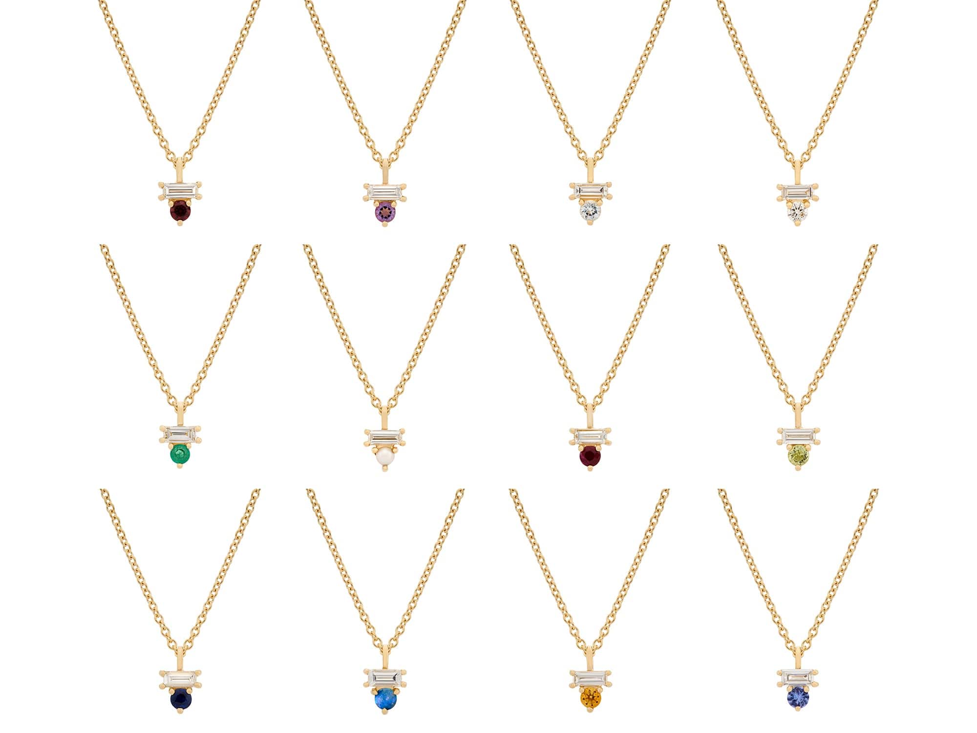 Birth stone Pendants
