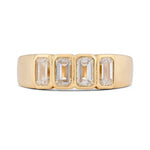 Frame Bezel Lab-Grown Diamond Band