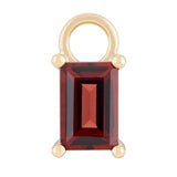 Garnet Huggie Charm