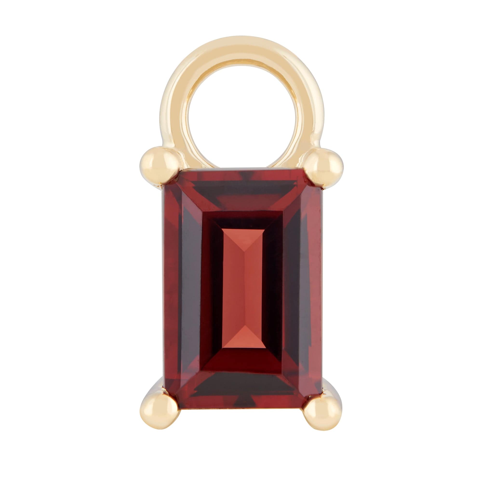 Garnet Huggie Charm