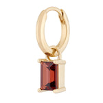 Garnet Huggie Charm