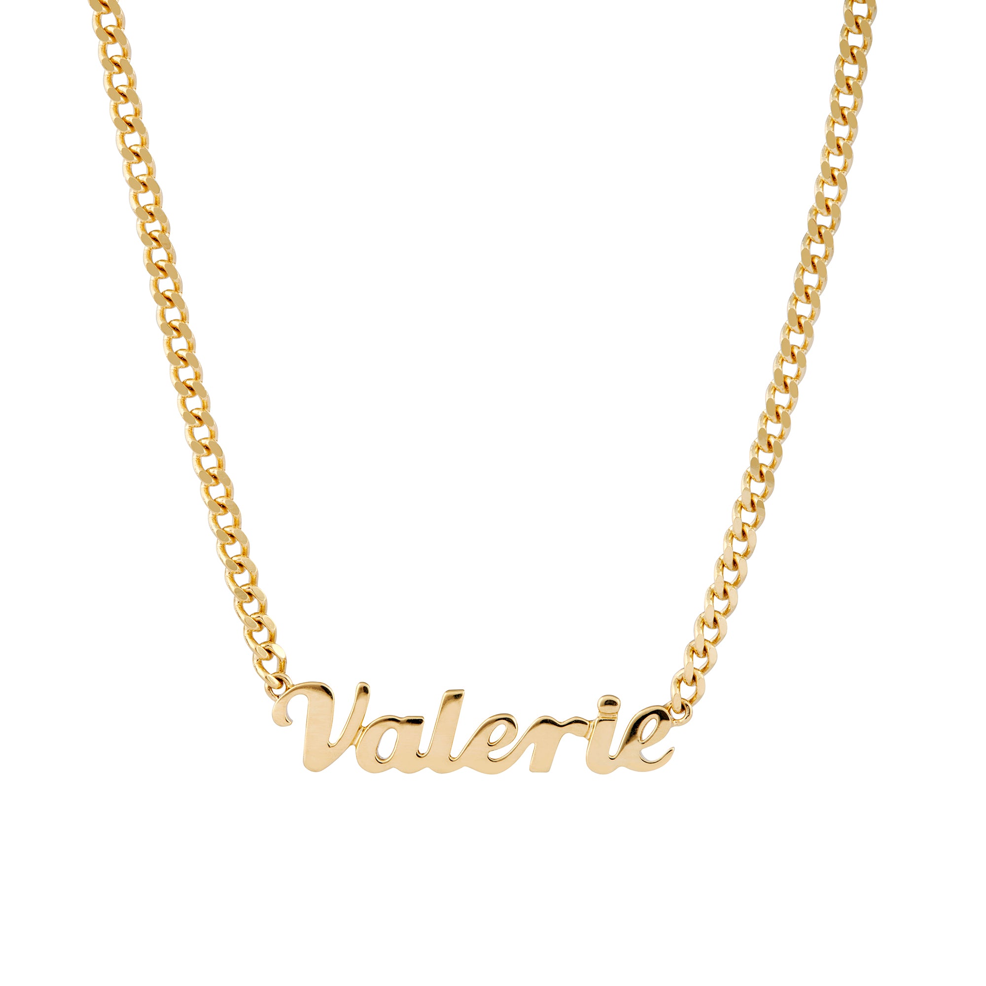 Nameplate Necklace – Valerie Madison