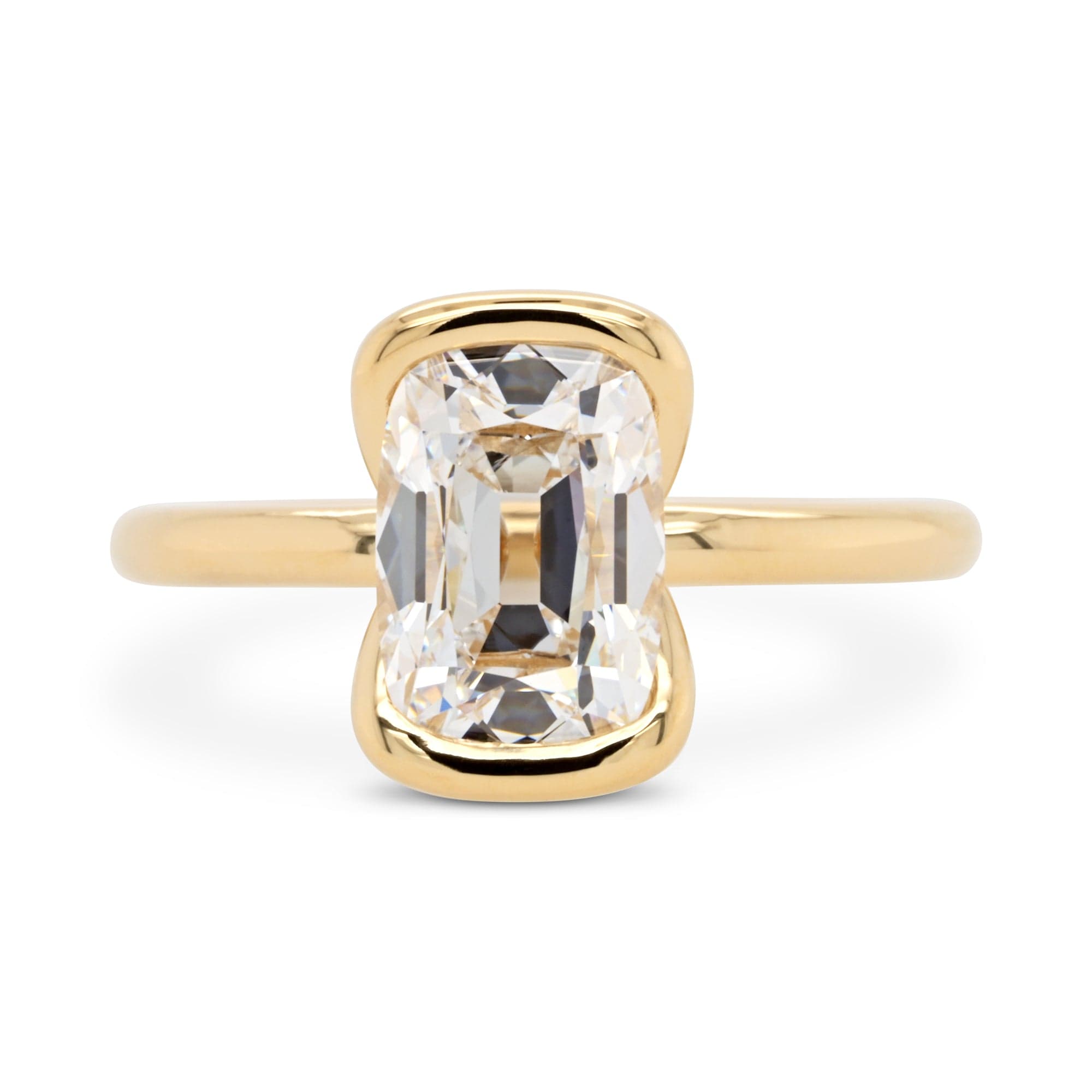 2.08ct Thalia Old Mine Antique Lab Grown Diamond Engagement Ring