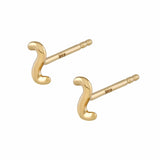 Tiny Squiggle Studs