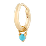 Turquoise Huggie Charm - Last one!