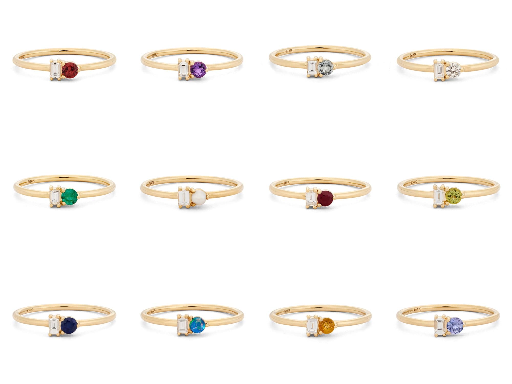 Birthstone Rings