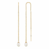 Pearl Threader Earrings
