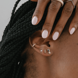 Sapphire Squiggle Studs