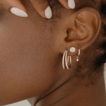 Pavé Diamond Split Hoops