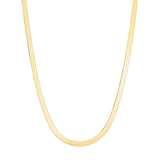 Heavy Herringbone Chain Necklace