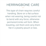 Fine Herringbone Chain Necklace