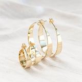 Small Tapered Hoops