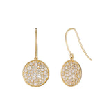Pavé Diamond Dangle Earrings