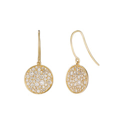Pavé Diamond Dangle Earrings