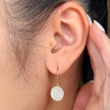 Pavé Diamond Dangle Earrings