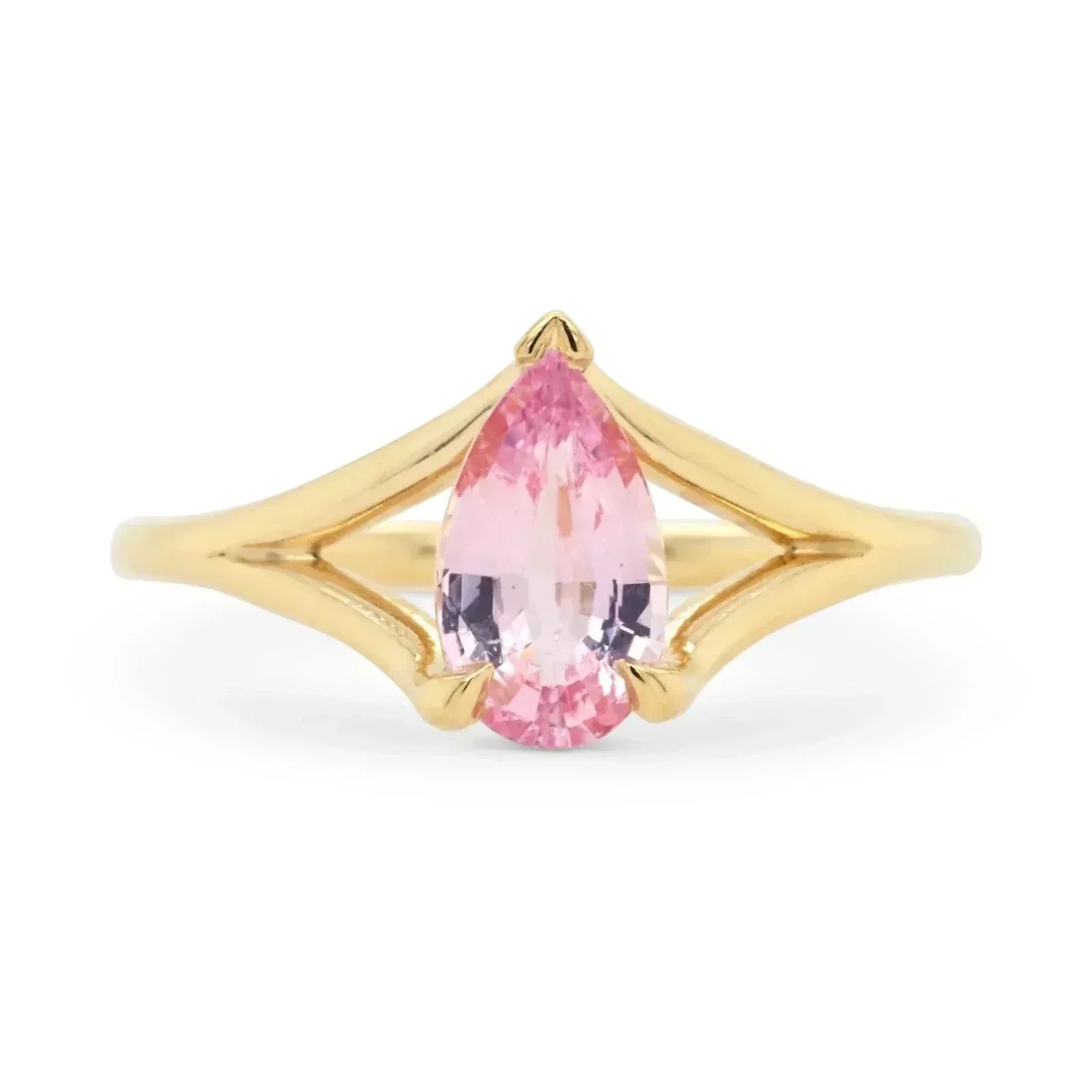 1.25ct Stella Pear Light Pink Sapphire Ring