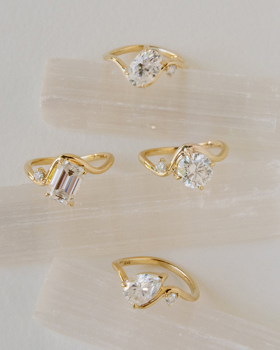 Moissanite Engagement Rings from Valerie Madison