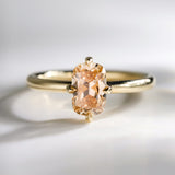 1.31ct Vera Antique Cushion Champagne GIA-Certified Diamond Engagement Ring