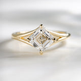 1.55ct Stella Asscher Lab Grown Diamond Engagement Ring