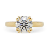 Custom Round Lab Grown Diamond Engagement Ring