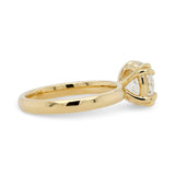 Custom Round Lab Grown Diamond Engagement Ring